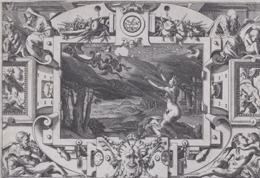 Médée et son char tiré par des dragons, 1563