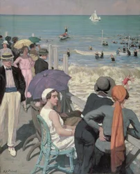 Temps de baignade à Cabourg