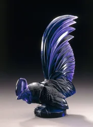 Coq Nain, vers 1926 (verre violet)