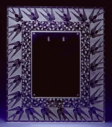 Cadre de miroir Muguet et Hirondeues
