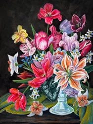 Bouquet floral éclatant