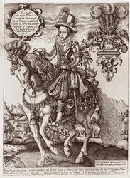 Charles Ier en tant que prince de Galles à cheval, de 