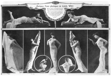 Colette (1873-1954) posant, 1909