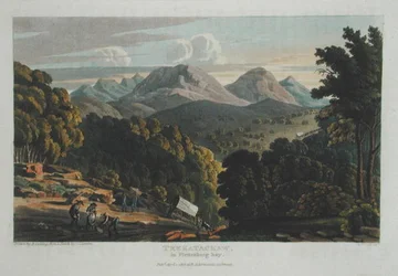 Trekatackaw dans la baie de Plettenberg, dessiné d
