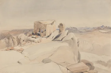 Le Sommet du Mont Sinaï ou Jebel Musa, 1840