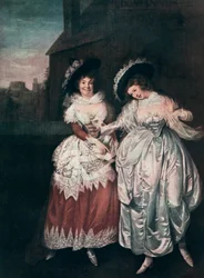 Mme Page et Mme Ford lisant les lettres d