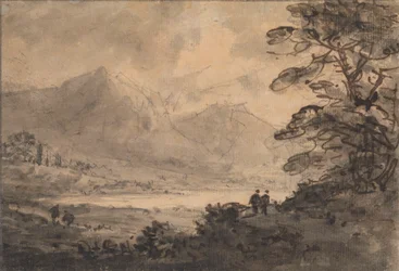 Paysage avec quatre figures