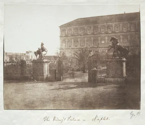 Le Palais Royal, Naples, avant 1852