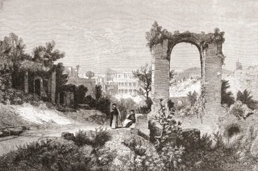 Le Palatin depuis la colline de l