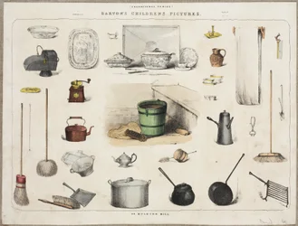 Ustensiles ménagers, vers 1870-1900