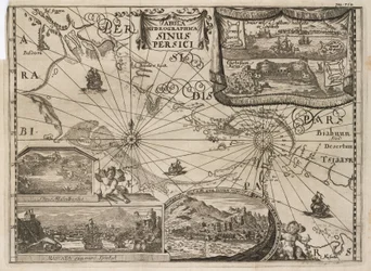 Carte hydrographique du golfe Persique