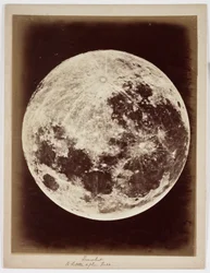 Inversé - Un peu après la pleine lune, vers 1858