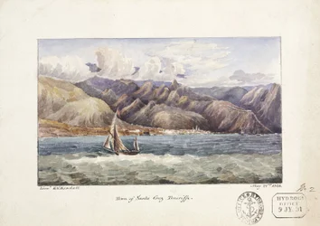 Ville de Santa Cruz, vue depuis l