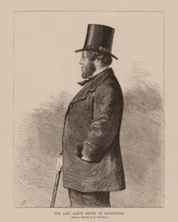 Feu le baron Meyer De Rothschild (gravure)