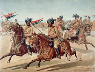 Éclaireurs du 10e Bengal Lancers (tenue de service sur le terrain), l