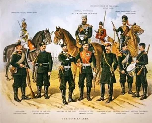 L’armée russe, vers 1890