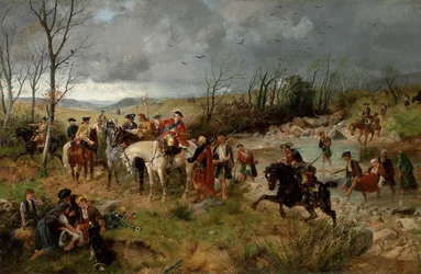 Halte du Prince Charles Edward sur les rives de la Nairne, 1878