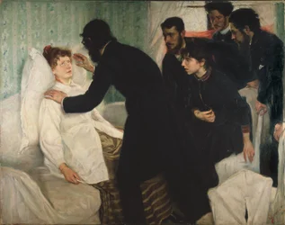 Séance hypnotique, 1887