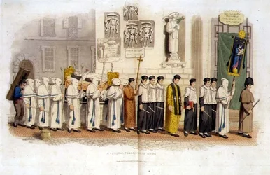 Une procession funéraire à Rome