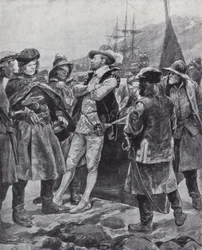 Sir Humphrey Gilbert découvrant Terre-Neuve