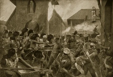 Les 42e Highlanders à Corunna, illustration de 