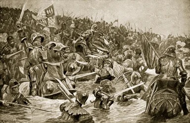 La Bataille de Towton, illustration de 