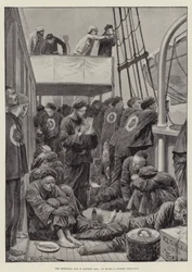 La Guerre imminente en Asie orientale, à bord d