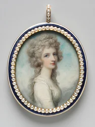Portrait de Mary Frances Fanny Swinburne, vers 1786