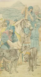 Scène de chasse, 1855