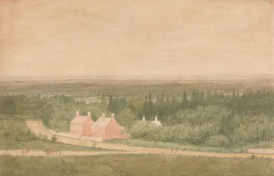 Paysage avec cottages, Broadmoor