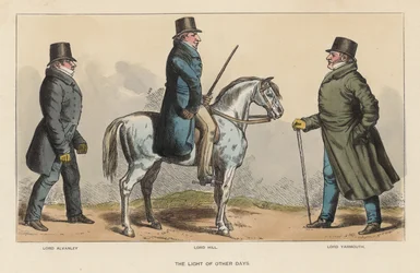La Lumière des jours passés, avec Lord Alvanley, Lord Hill et Lord Yarmouth