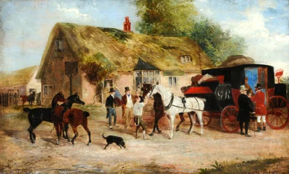 Scène de coche, vers 1875