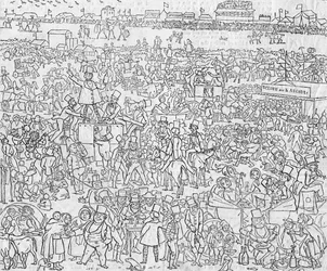 Mœurs et coutumes des Anglais en 1849 : Vue d