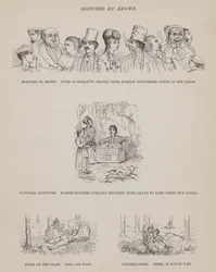 Page de La tournée américaine de Messieurs Brown, Jones et Robinson (gravure)
