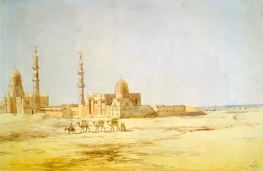 Tombes des califes, Le Caire, vers 1842