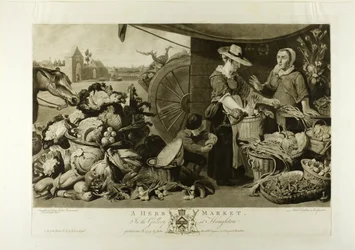 Un marché aux herbes, de la galerie Houghton