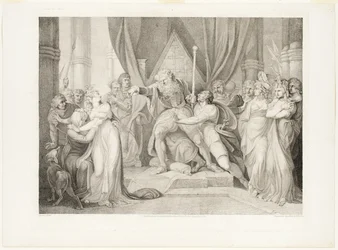 Lear chassant sa fille Cordelia