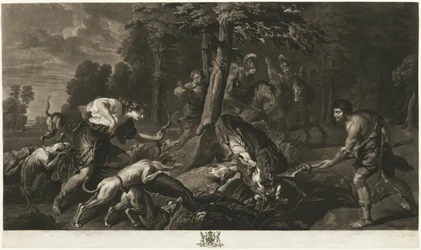 La Chasse au Sanglier de Calydon, de la Galerie Houghton