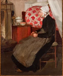 Vieille femme hollandaise