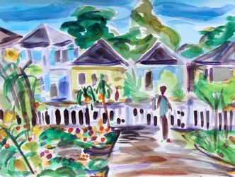 Bungalows à Santa Rosa, 2017