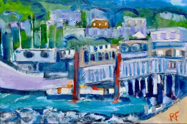 Passerelle et bateau, Tiburon, 2019