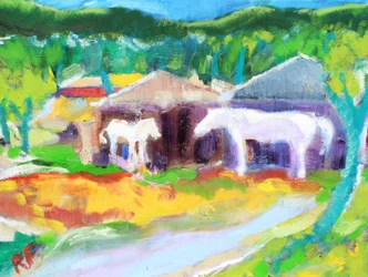Abri pour chevaux, Novato, 2017