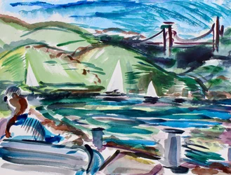 Voiliers, Tiburon, 2017