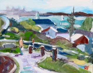 Baie de San Francisco depuis Tiburon, 2020