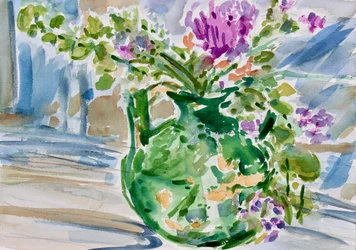Le vieux vase vert, 2020