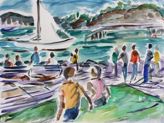 Promenade de Tiburon