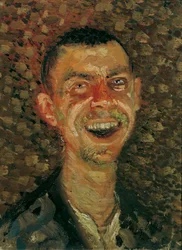 Autoportrait, riant