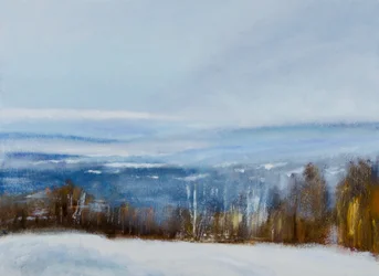 Paysage hivernal serein