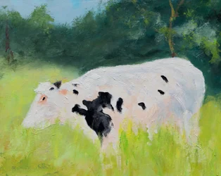 La prairie de la vache tachetée