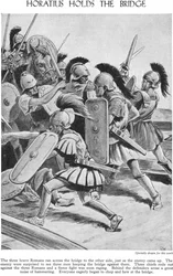 Horatius tient le pont, vers les années 1940